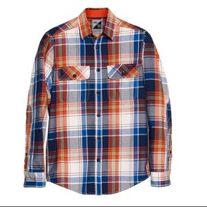 H&M x brick lane bikes - men’s plaid flannel